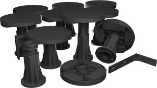 Ножки для поддона RGW N-01 03230111-31 (10) черный